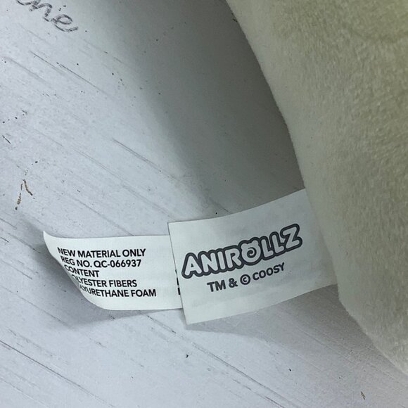 Anirollz Pug Dog Puppy Plush Toy Stuffed Animal 5.5" Long Beige Brown Coosy - Picture 5 of 6